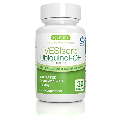 Product Cover VESIsorb Ubiquinol-QH, 100 mg Advanced Fast-Acting Coenzyme Q10, 1-Month Supply