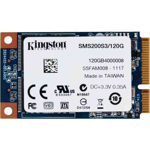 Product Cover Kingston Digital 120GB SSDNow mS200 mSATA (6Gbps) Solid State Drive for Notebooks Tablets and Ultrabooks SMS200S3/120G