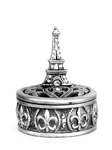 Product Cover FASHIONCRAFT 8654 Eiffel Tower Design Curio Box Favors, Gray