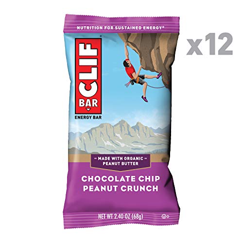 Product Cover CLIF BAR - Energy Bars - Chocolate Chip Peanut Crunch - (2.4 Ounce Protein Bars, 12 Count)