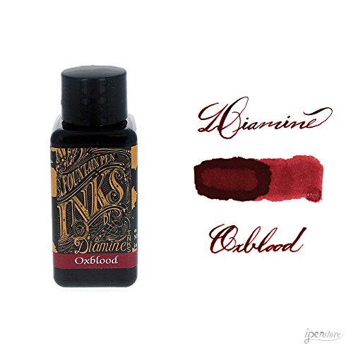 Product Cover Diamine 30 ml Bottle Fountain Pen Ink, Oxblood