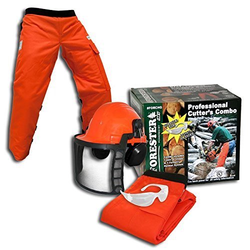 Product Cover Forester OEM Arborist Forestry Professional Cutter's Combo Kit Chaps Helmet FORCHG