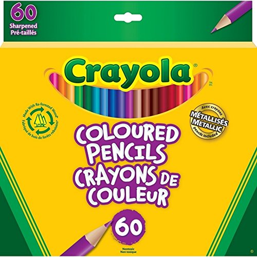 Product Cover Crayola Coloured Pencils, 60 Ct