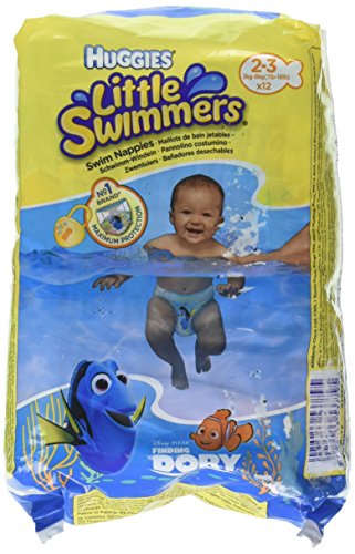 Product Cover Huggies Little Swimmers Disposable Swim Diapers, X-Small (7lb-18lb.), 12-Count