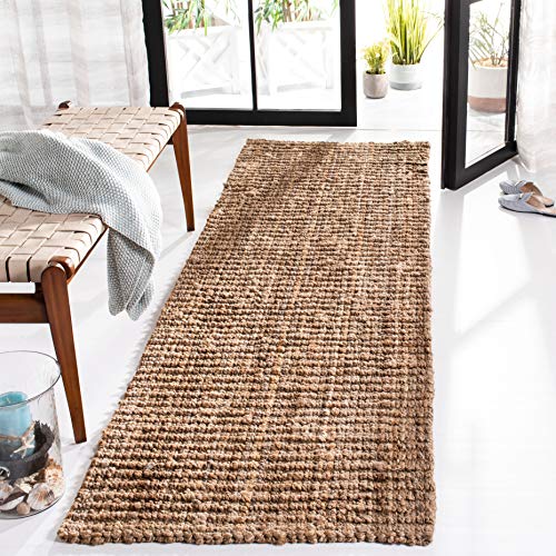 Product Cover Safavieh Natural Fiber Collection NF447A Hand Woven Natural Jute Runner (2' x 6')