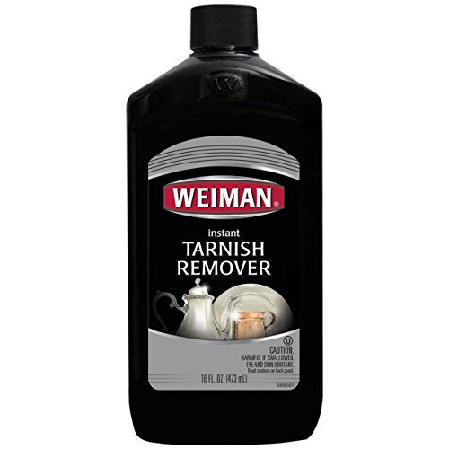 Product Cover Weiman Instant Tarnish Remover for Silver and Copper - 16 Ounce Bottle - Restore Silver Plated Jewelry Heirlooms Copper and More