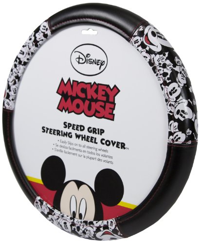 Product Cover Plasticolor 006735R01 Mickey Mouse Expressions Steering Wheel Cover