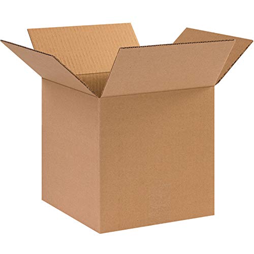 Product Cover The Packaging Wholesalers 10 x 10 x 10 Inches Shipping Boxes, 25-Count (BS101010)