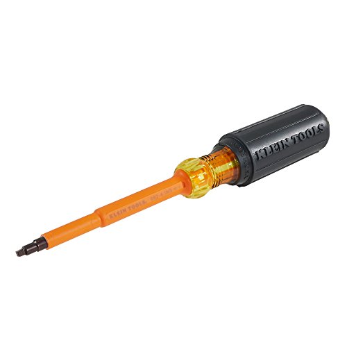 Product Cover Klein Tools 662-4-INS Insulated #2 Square-Recess Screwdriver with 4-Inch Shank