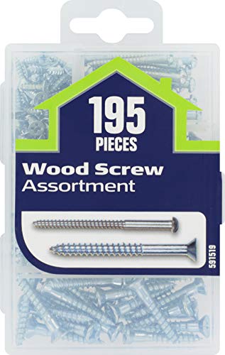 Product Cover The Hillman Group 591519 Small Small Wood Screw Assortment, 195-Pack