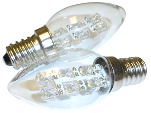 Product Cover G7 Power Boulder LED 0.5 Watt (5W) 15 Lumen C7 Night Light Bulb, 2900K Soft White Light, E12 Base 2-Pack