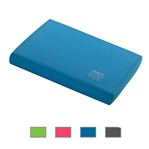Product Cover Airex Balance Pad Foam Balance Board Stability Cushion Exercise Trainer for Physical Therapy, Rehabilitation and Core Strength Training, Elite, Blue