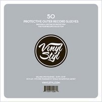 Product Cover Vinyl Styl 72261 Protective Outer Record Sleeves - 50 Pack