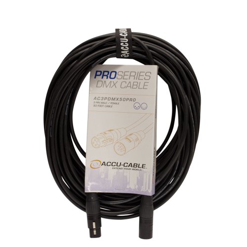 Product Cover ADJ Products Stage And Studio Power Cable, Black, 50' (AC3PDMX50PRO)