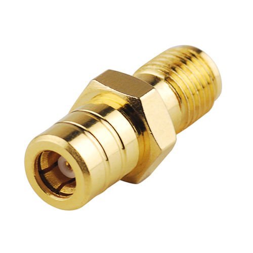 Product Cover DHT Electronics RF coaxial Coax Adapter Connector SMA Female to SMB Female