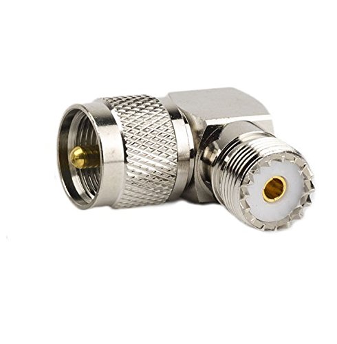 Product Cover DHT Electronics RF coaxial coax adapter UHF male PL259 to female so239 right angle