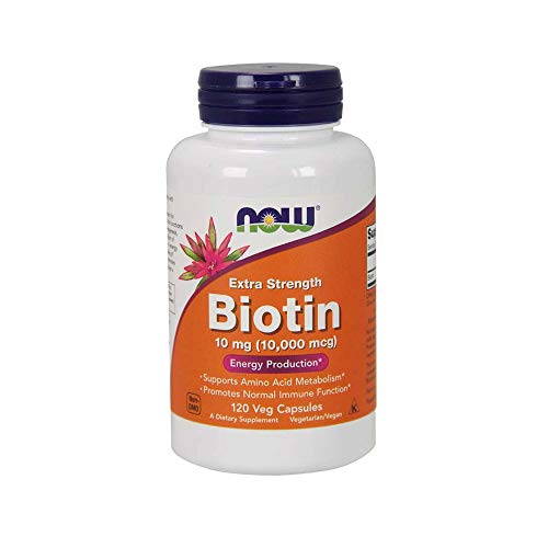 Product Cover Now Foods Biotin 10 Mg Energy Production Capsules - 120 Veg Capsules