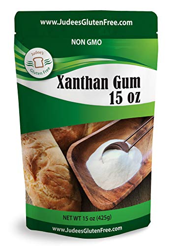 Product Cover Judee's Xanthan Gum 15 oz - Non GMO, Keto Friendly, Gluten & Nut Free Dedicated Facility. Low Carb thickener for protein shakes, smoothies, gravies, salad dressings. Essential for gluten free baking.