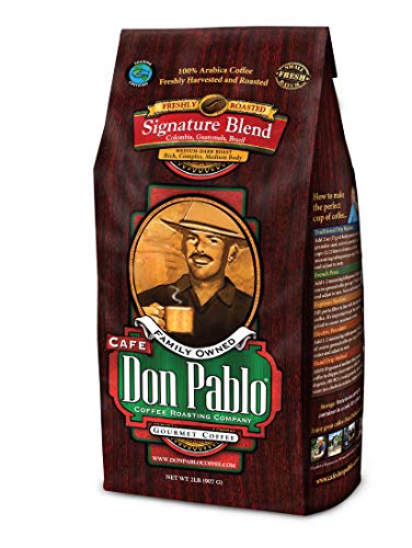 Product Cover Cafe Don Pablo Gourmet Coffee Signature Blend - Medium-Dark Roast - Whole Bean - 2 Lb Bag