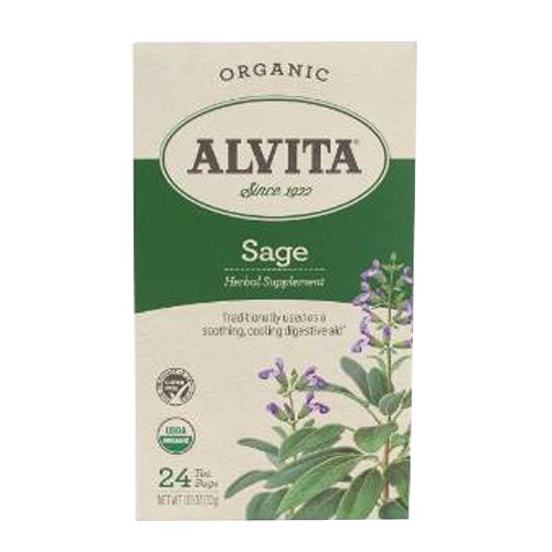Product Cover Alvita Sage Tea, organic, 24 count
