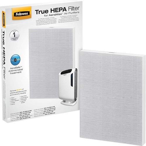 Product Cover Fellowes 0 True HEPA Filter with AeraSafe Antimicrobial Treatment, White