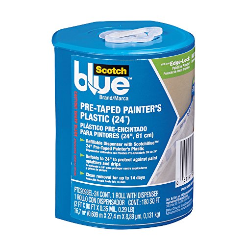 Product Cover ScotchBlue Pre-taped Painter's Plastic, Unfolds to 24-Inches by 36-Yard - PTD2093EL-24