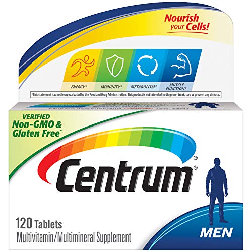 Product Cover Centrum Men (120 Count) Multivitamin / Multimineral Supplement Tablet, Vitamin D3