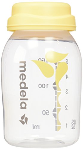 Product Cover Medela Breast Milk Collection and Storage Bottles, 6 Pack, 5 Ounce Breastmilk Container, Compatible with Medela Breast Pumps and Made Without BPA