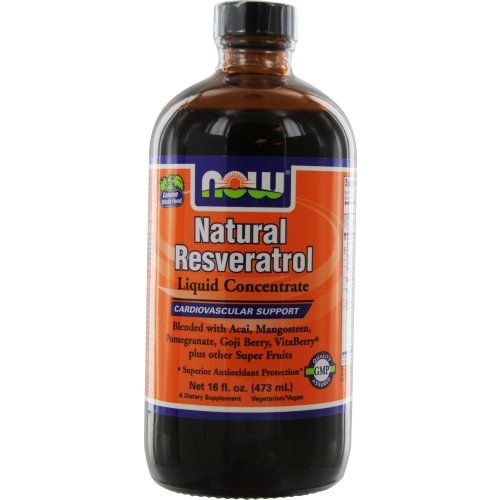 Product Cover NOW Foods Natural Resveratrol Liquid Concentrate -- 16 fl oz