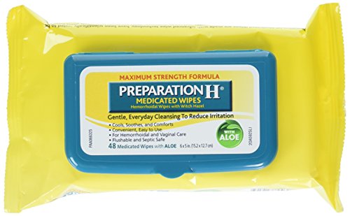 Product Cover Preparation H Medicated Wipes, 48 Count (Pack Of 6)