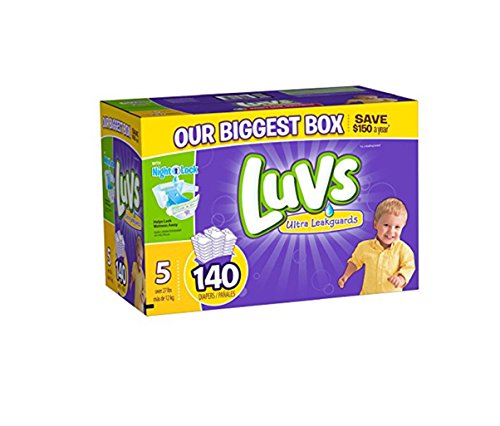Product Cover luvs diapers size 5, 140 count