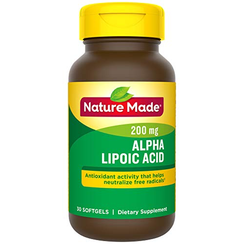 Product Cover Nature Made Alpha Lipoic Acid (Antioxidant) 200 mg. Softgels 30 Ct