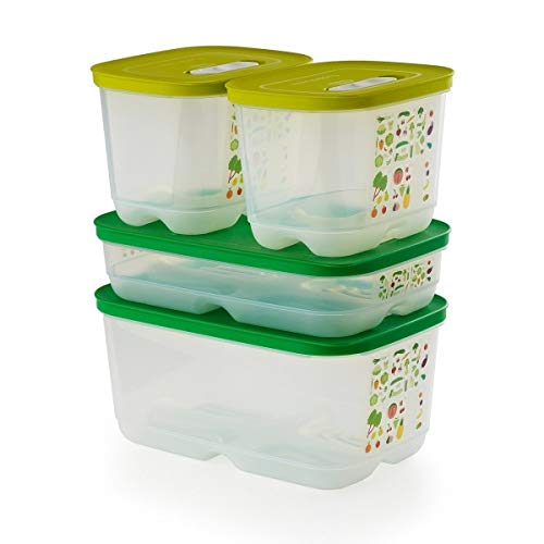 Product Cover Tupperware Fridgesmart Container 4 Pcs Set Newest Design by Tupperware