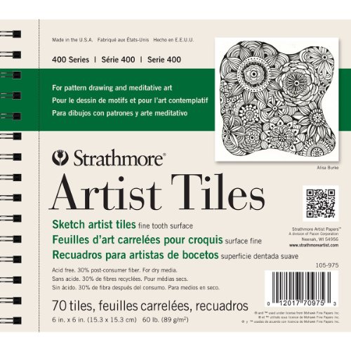 Product Cover Strathmore 105-975 400 Series Sketch Artist Tiles, Fine Tooth 6