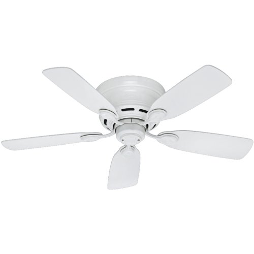 Product Cover Hunter Fan Company Hunter 51059 Transitional 42``Ceiling Fan from Low Profile IV collection in White finish