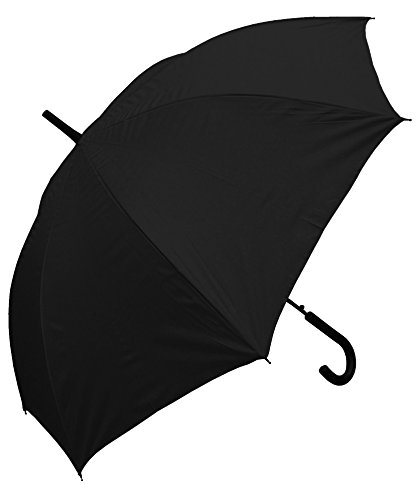 Product Cover RainStoppers W032B Auto Open European Hook Handle Umbrella, 48-Inch (Black)