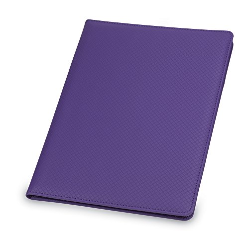 Product Cover Samsill Fashion Padfolio/Portfolio for Women, Diamond Deboss Design, 8.5 x 11 Writing Pad, Purple