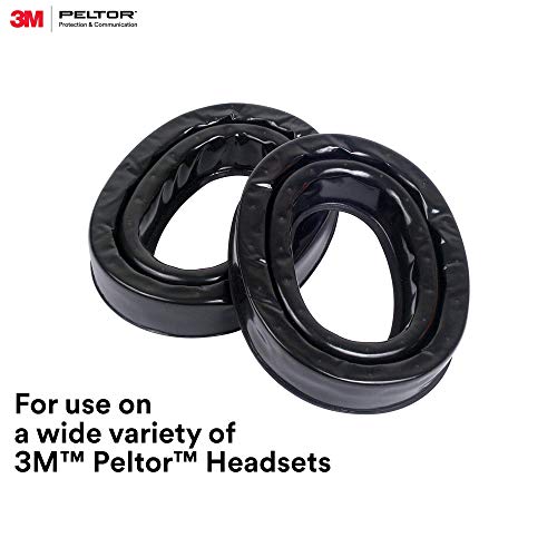 Product Cover 3M Personal Protective Equipment PELTOR Camelback Gel Sealing Rings HY80, Comfort Replacement Earmuff Cushions, Black