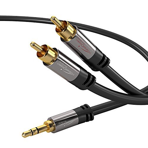 Product Cover KabelDirekt (3 feet) 3.5mm Male to 2 x RCA Male Stereo Audio Cable - PRO Series