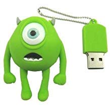 Product Cover 16GB Mini Mike, Wazowski, Monster Inc. Shaped Cute Cartoon USB Flash Drives, Data Storage Device, USB Memory Stick Pen, Thumb Drive