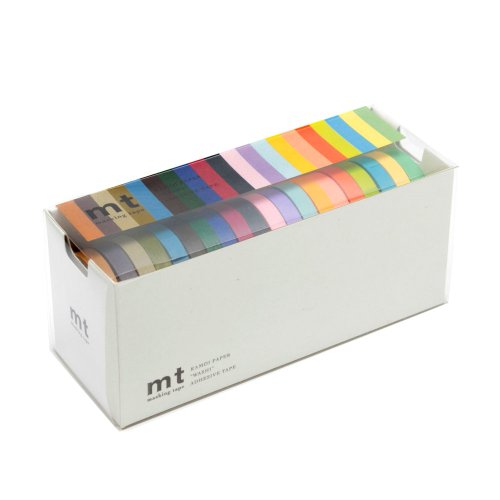 Product Cover Mt Washi Masking Tapes Set of 20 - Bright & Cool Colors Model: MT20P002 Office Product
