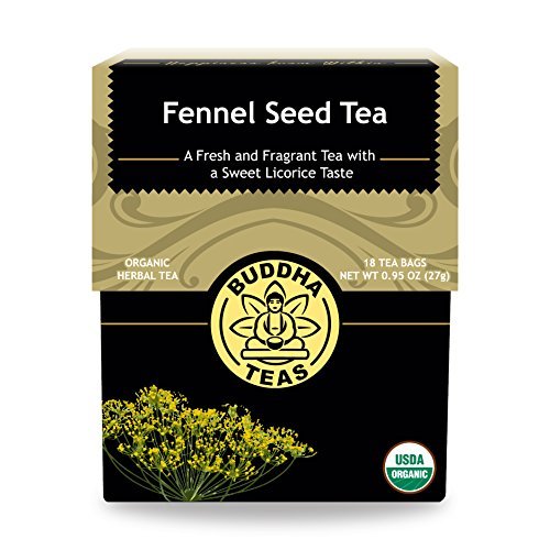 Product Cover Organic Fennel Seed Tea - Kosher, Caffeine-Free, GMO-Free - 18 Bleach-Free Tea Bags