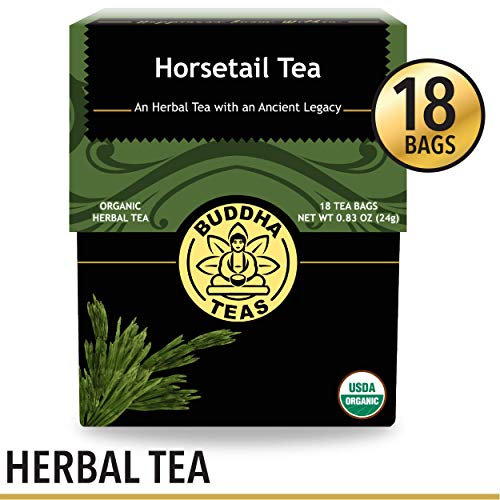 Product Cover Organic Horsetail Grass Tea - Kosher, Caffeine-Free, GMO-Free - 18 Bleach-Free Tea Bags