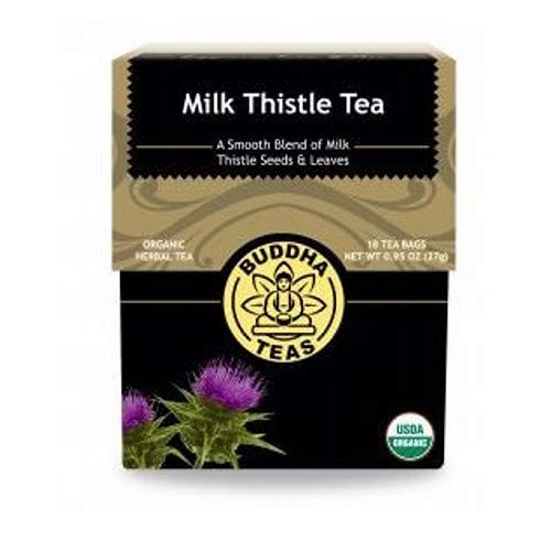 Product Cover Organic Milk Thistle Tea - Kosher, Caffeine Free, GMO-Free - 18 Bleach Free Tea Bags