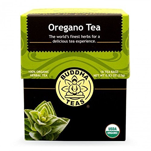 Product Cover Organic Oregano Tea - Kosher, Caffeine-Free, GMO-Free - 18 Bleach-Free Tea Bags