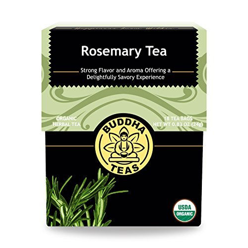 Product Cover Organic Rosemary Tea - Kosher, Caffeine-Free, GMO-Free - 18 Bleach-Free Tea Bags