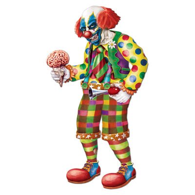 Product Cover Beistle Jointed Zombie Clown, 5-Feet 6-Inch