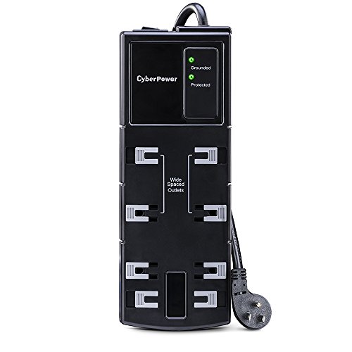 Product Cover CyberPower CSB808 Essential Surge Protector, 1800J/125V, 8 Outlets, 8ft Power Cord