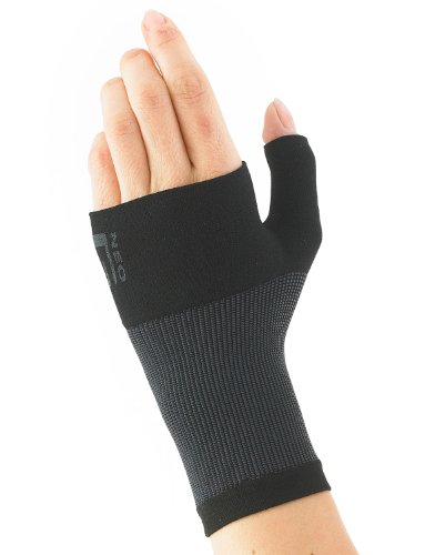 Product Cover Neo G Wrist and Thumb Support - Ideal for Arthritis, Joint Pain, Tendonitis, Sprains, Hand Instability, Sports - Multi Zone Compression Sleeve - Airflow - Class 1 Medical Device - Large - Black