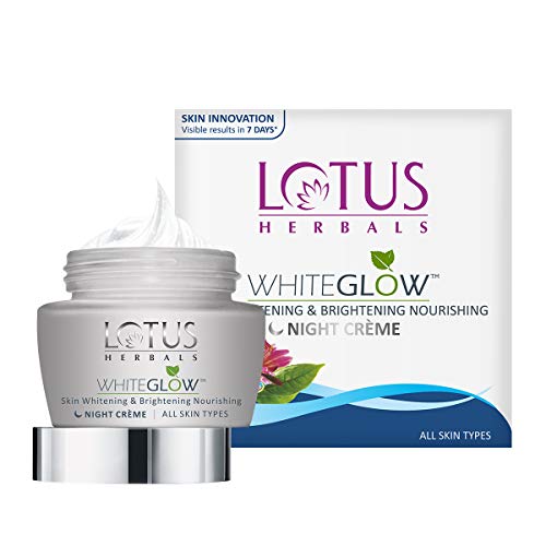 Product Cover Lotus Herbals White Glow Skin Whitening and Brightening Nourishing Night Crème | 60g